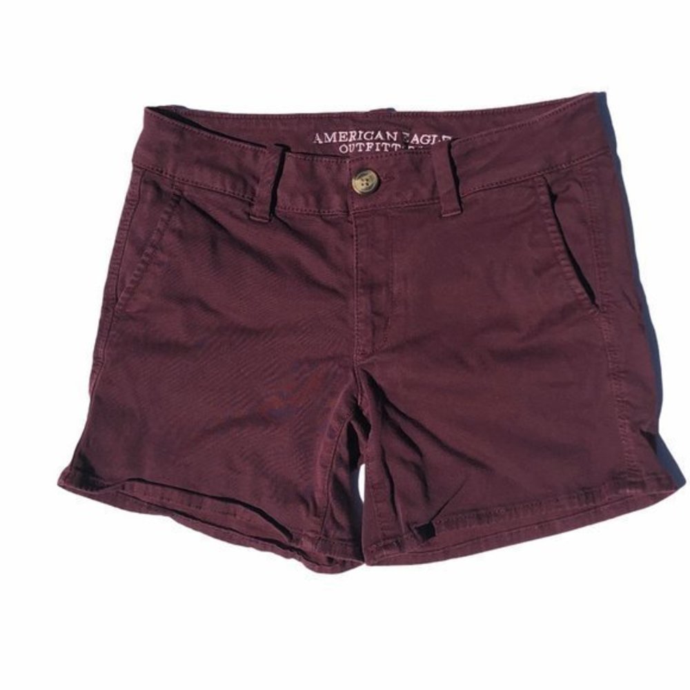 American Eagle Super Stretch Womens Midi Shorts 4